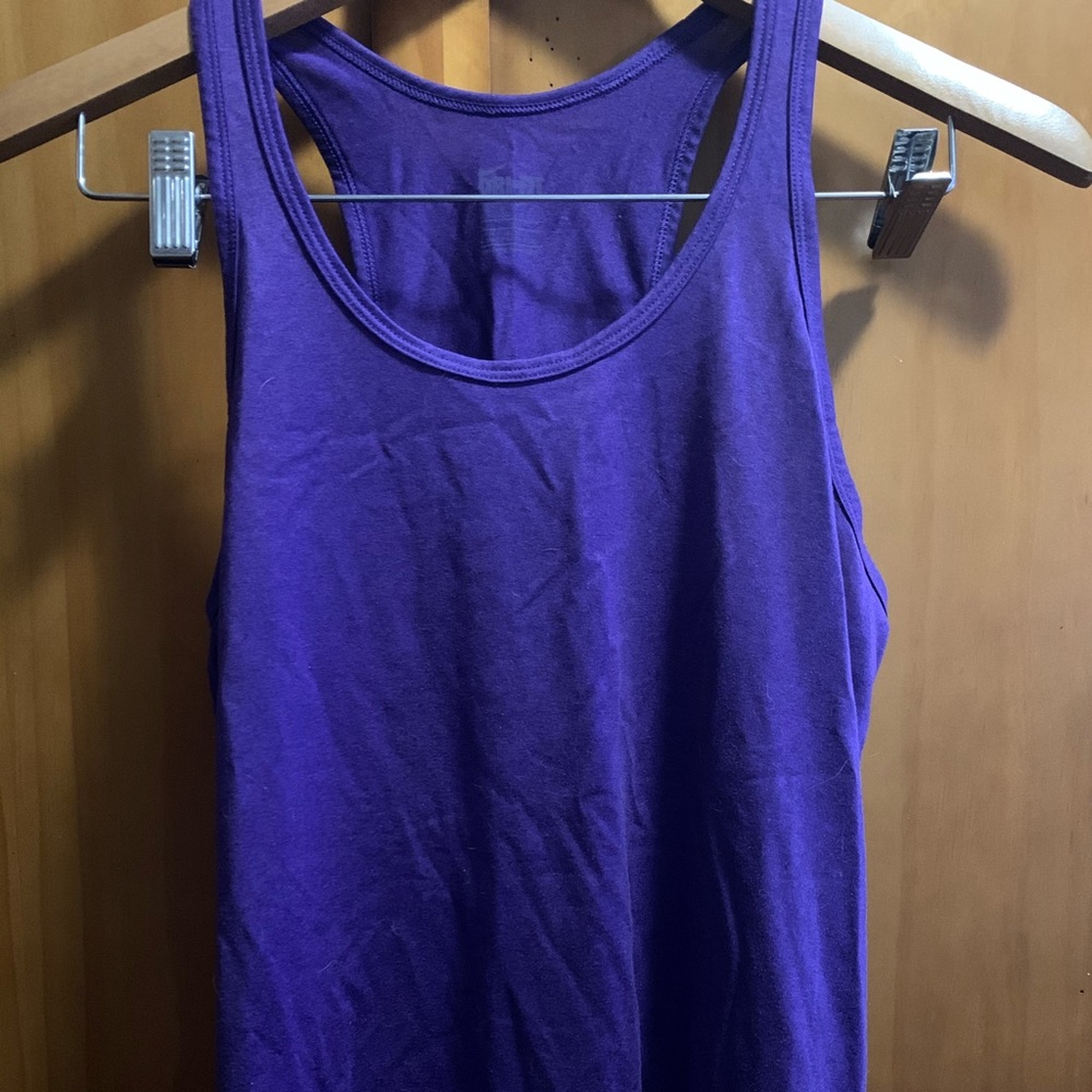 Women’s purple nike tank top